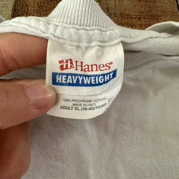 The Simpsons Movie Mens Size XL T-Shirt XL Hanes Heavyweight White 100% Cotton - Picture 5 of 8